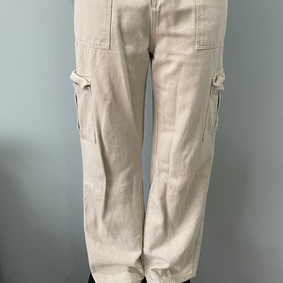Beige Cargo Pants Size M - Picture 2 of 2